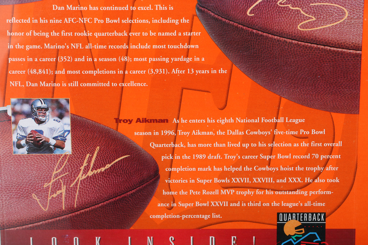 Autographed Wheaties Box In Frame