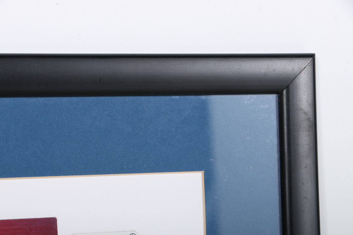 Autographed Wheaties Box In Frame