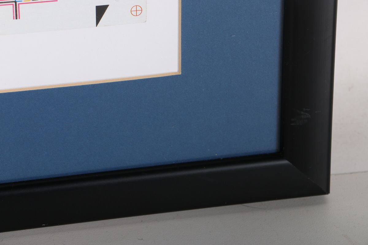 Autographed Wheaties Box In Frame