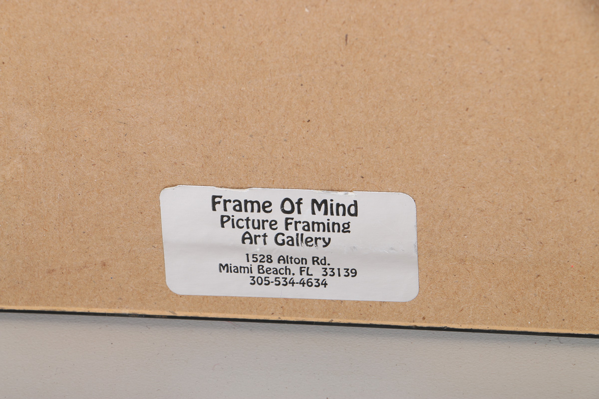 Autographed Wheaties Box In Frame