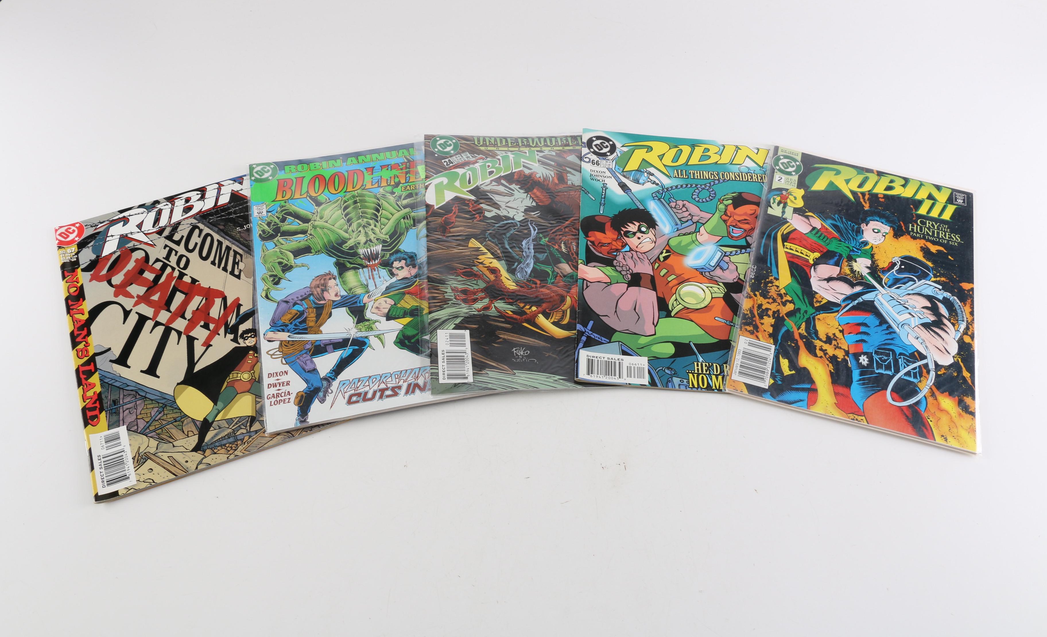 Modern Age DC Comics Including "Nightwing" and "Robin"