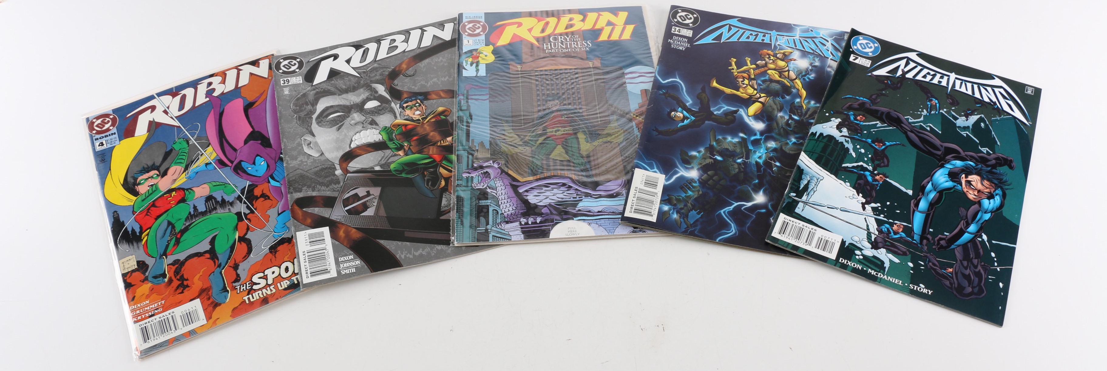 Modern Age DC Comics Including "Nightwing" and "Robin"