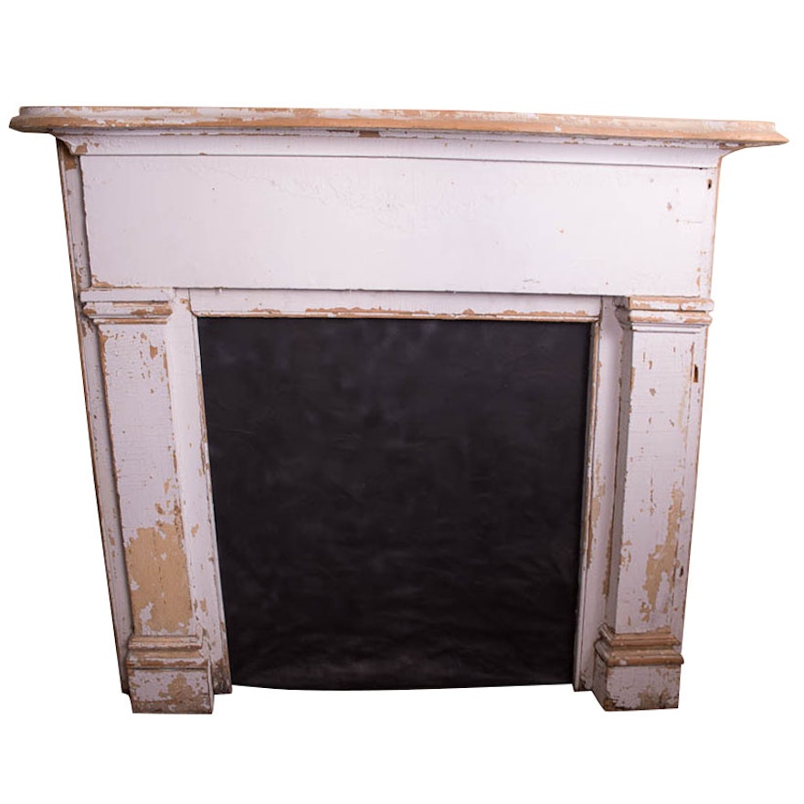 Antique Faux Fireplace Mantel