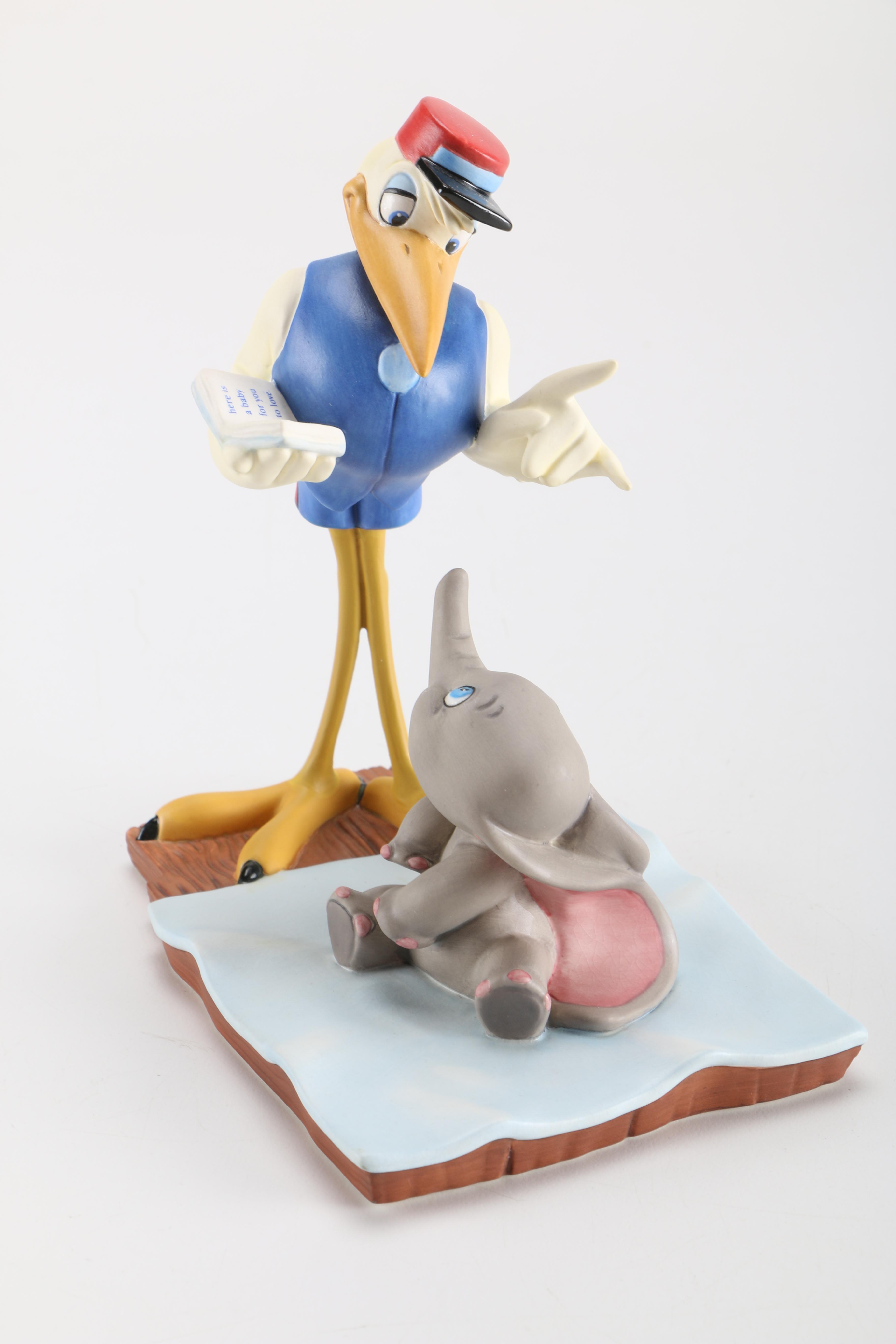 Walt Disney Classics Collection "Dumbo" Porcelain Figurines