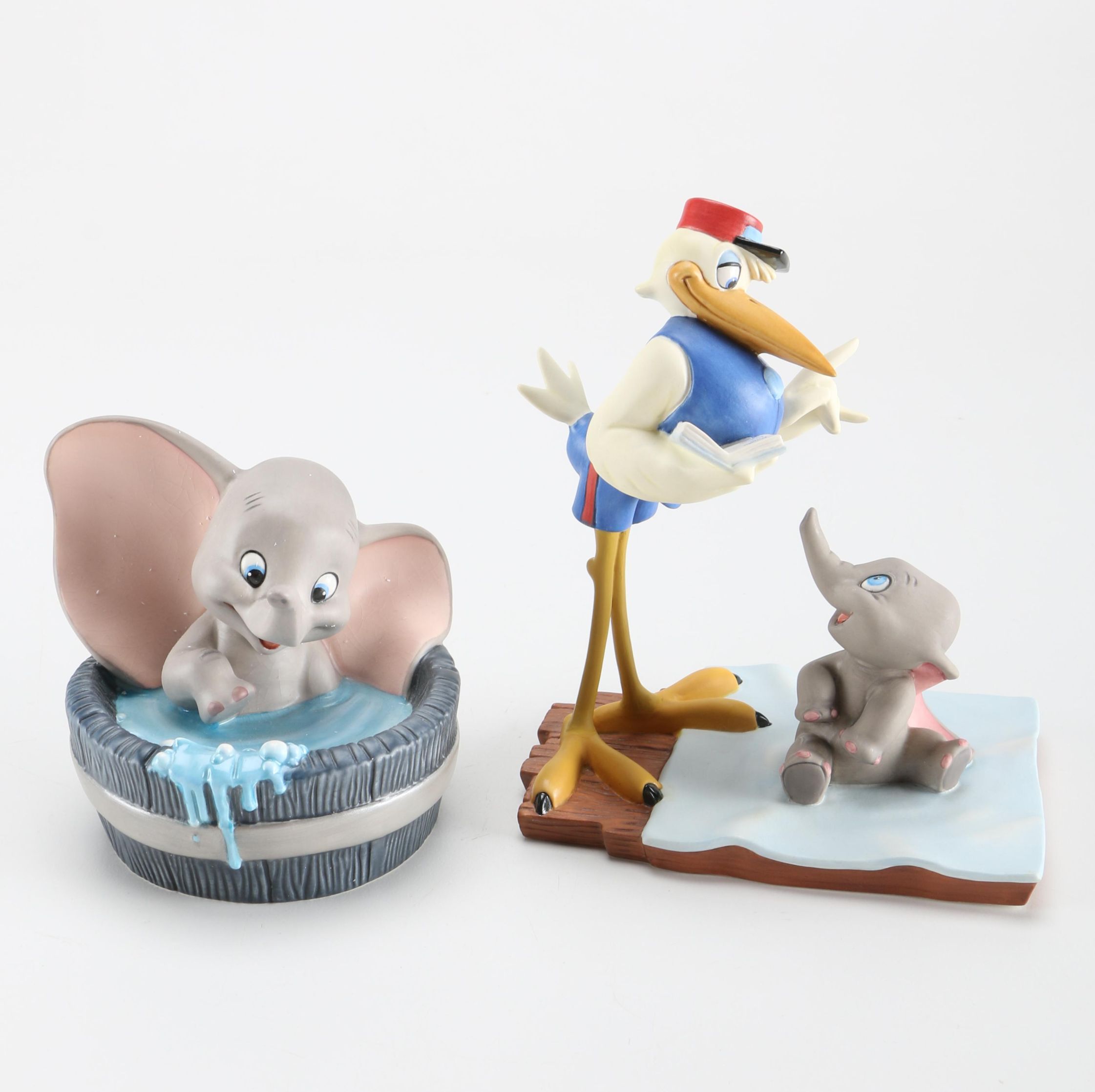 Walt Disney Classics Collection "Dumbo" Porcelain Figurines