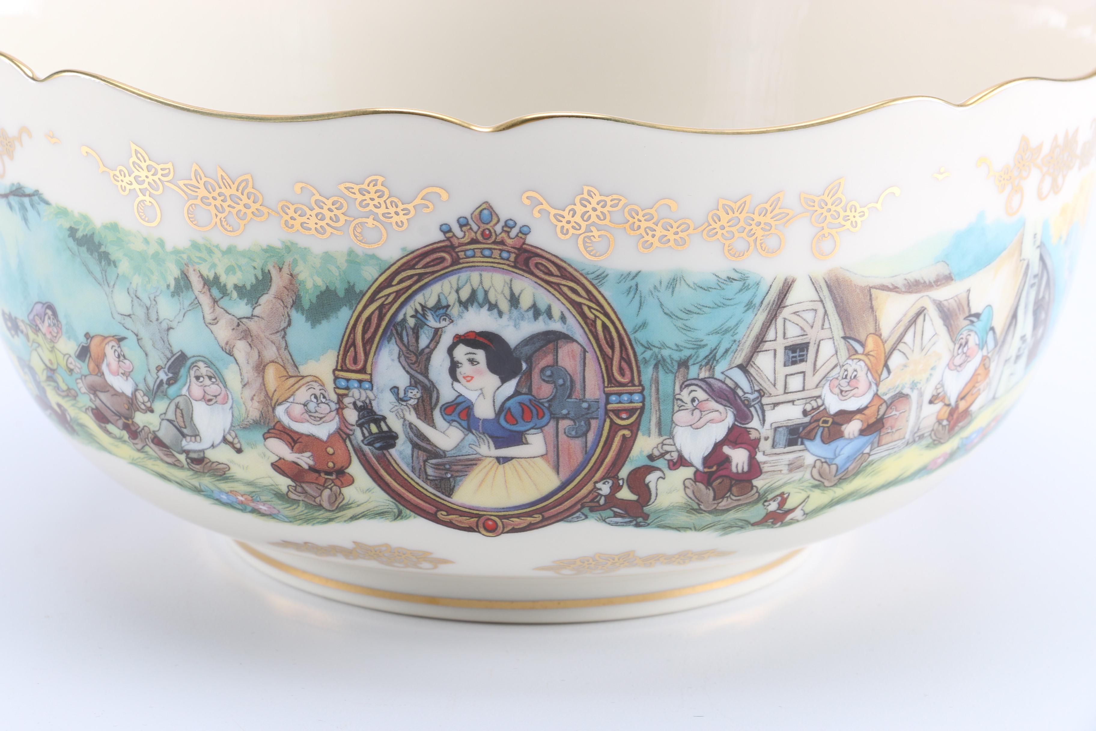 Disney's Snow White Limited Edition Anniversary Bowl From Lenox
