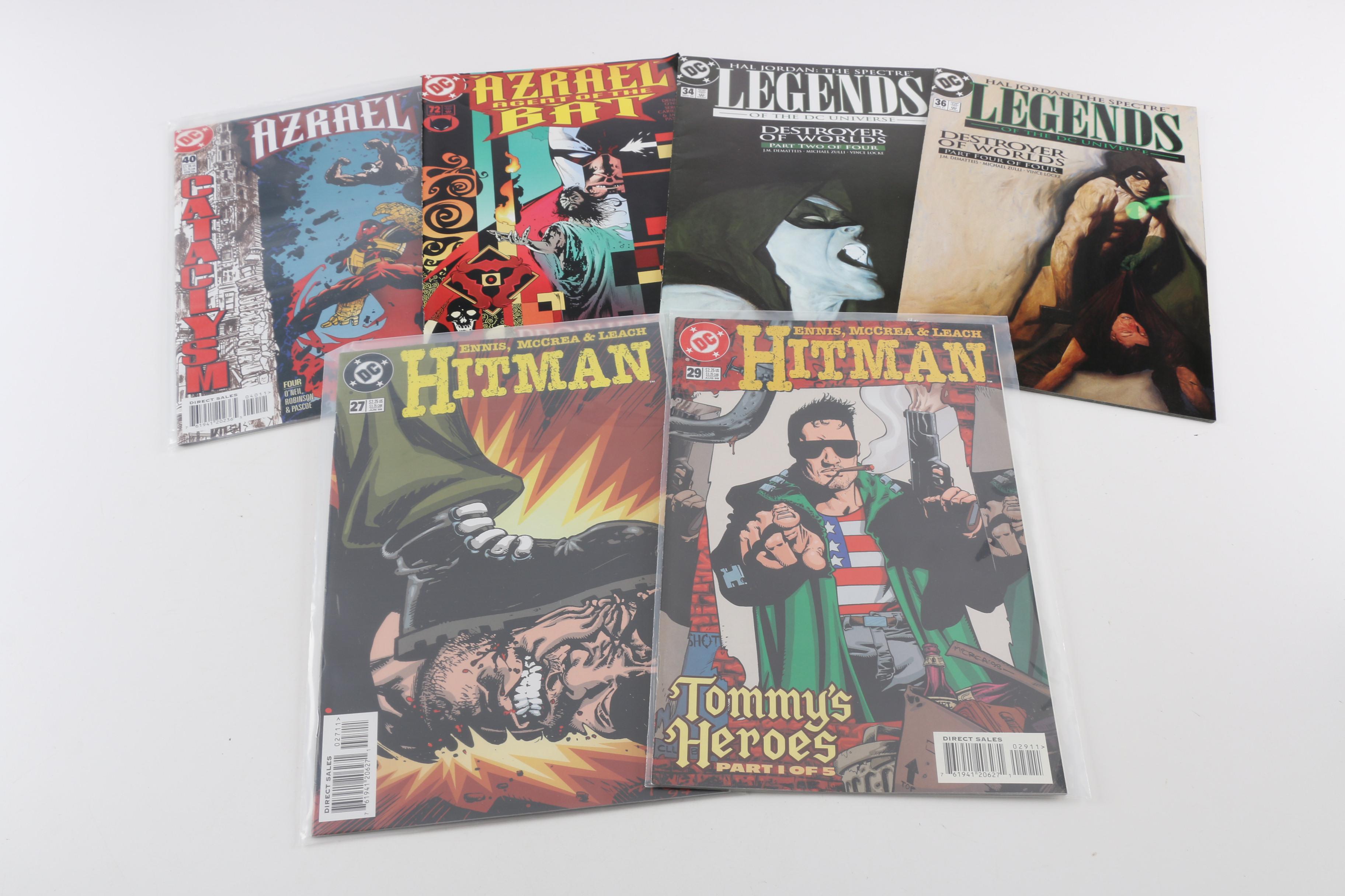 Modern Age DC Villains Comics Including "Spectre", "Joker" and "Swamp Thing"