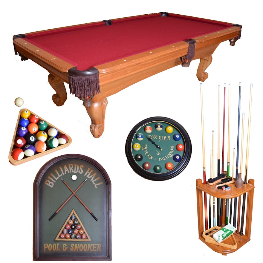 Billiards Table and Accessories