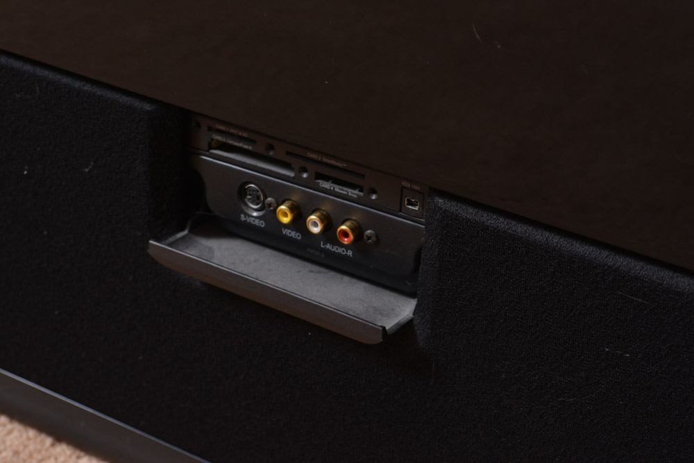 Mitsubishi Big Screen Television and Panasonic Video Recorder