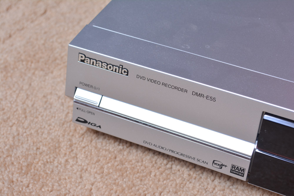 Mitsubishi Big Screen Television and Panasonic Video Recorder