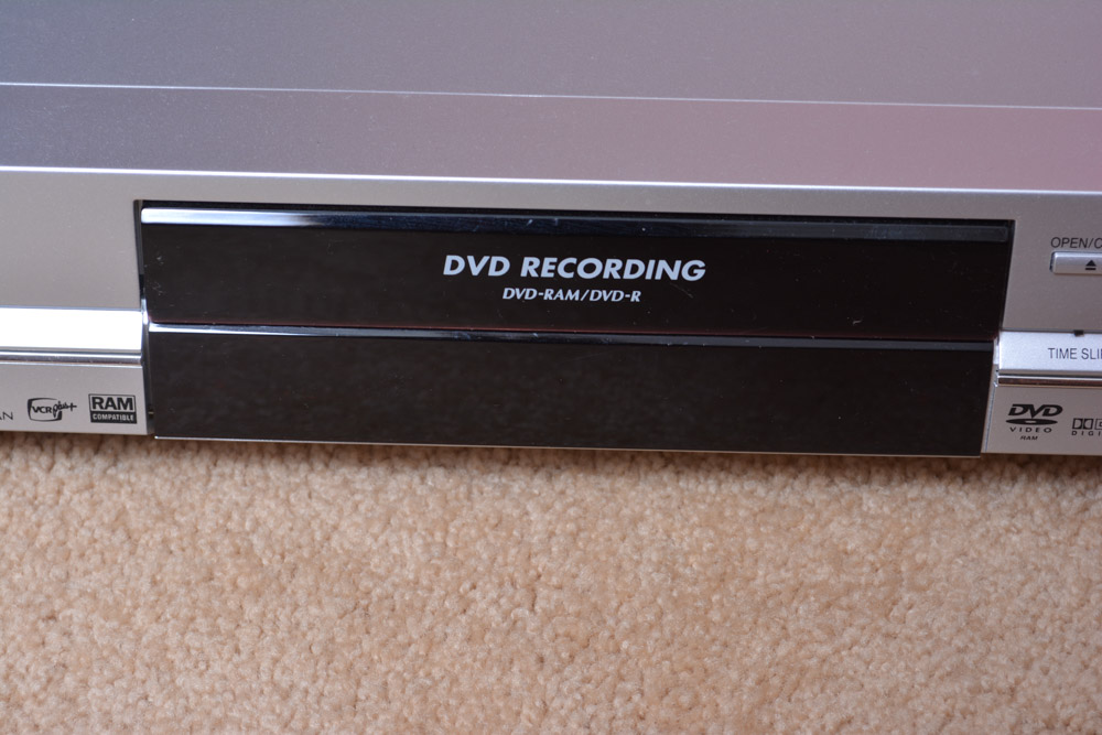 Mitsubishi Big Screen Television and Panasonic Video Recorder