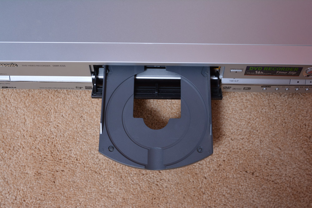 Mitsubishi Big Screen Television and Panasonic Video Recorder