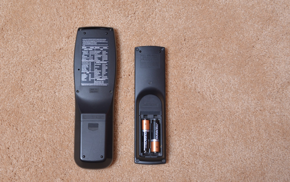 Mitsubishi Big Screen Television and Panasonic Video Recorder