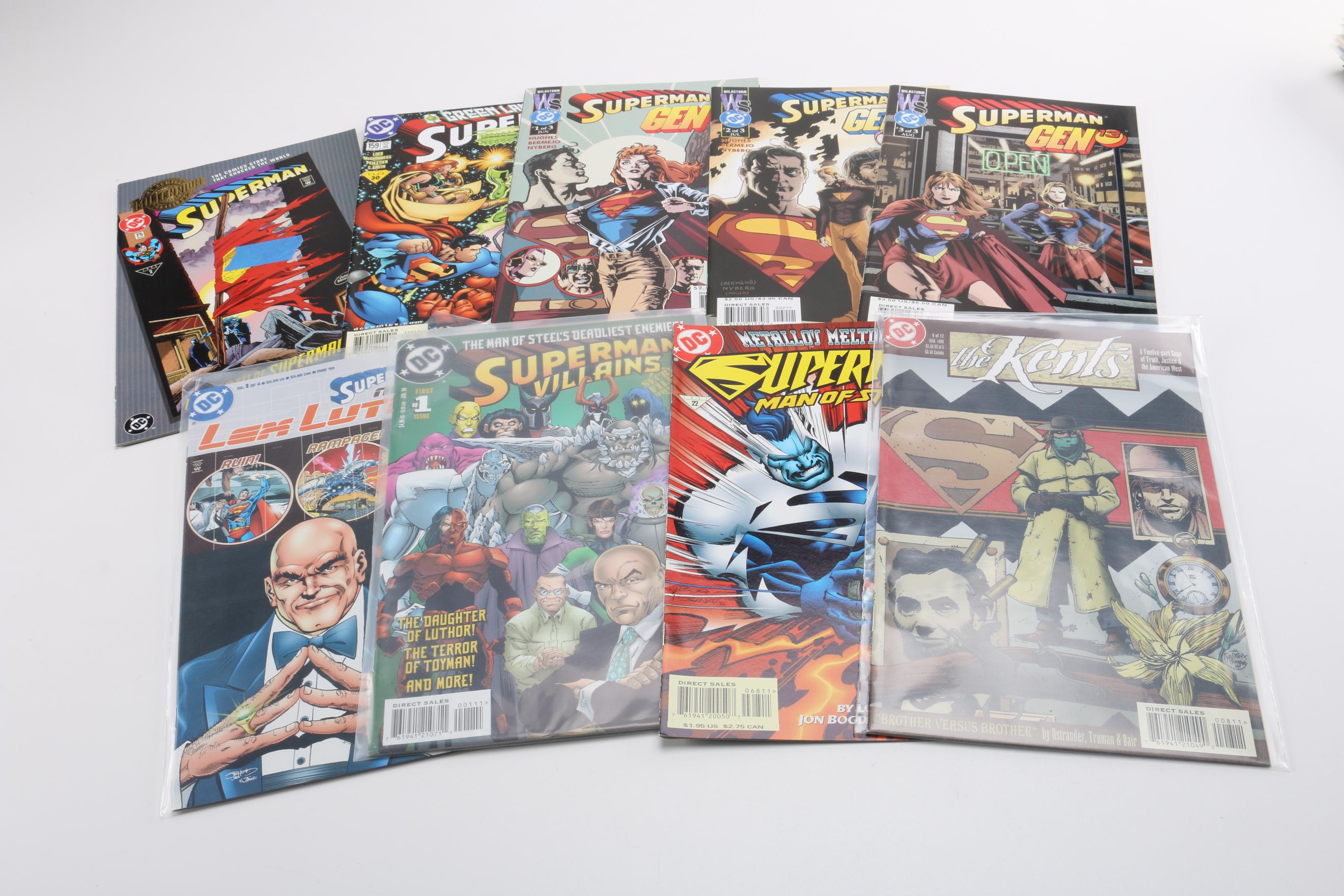 Assortment of Modern Age Superman Comic Books
