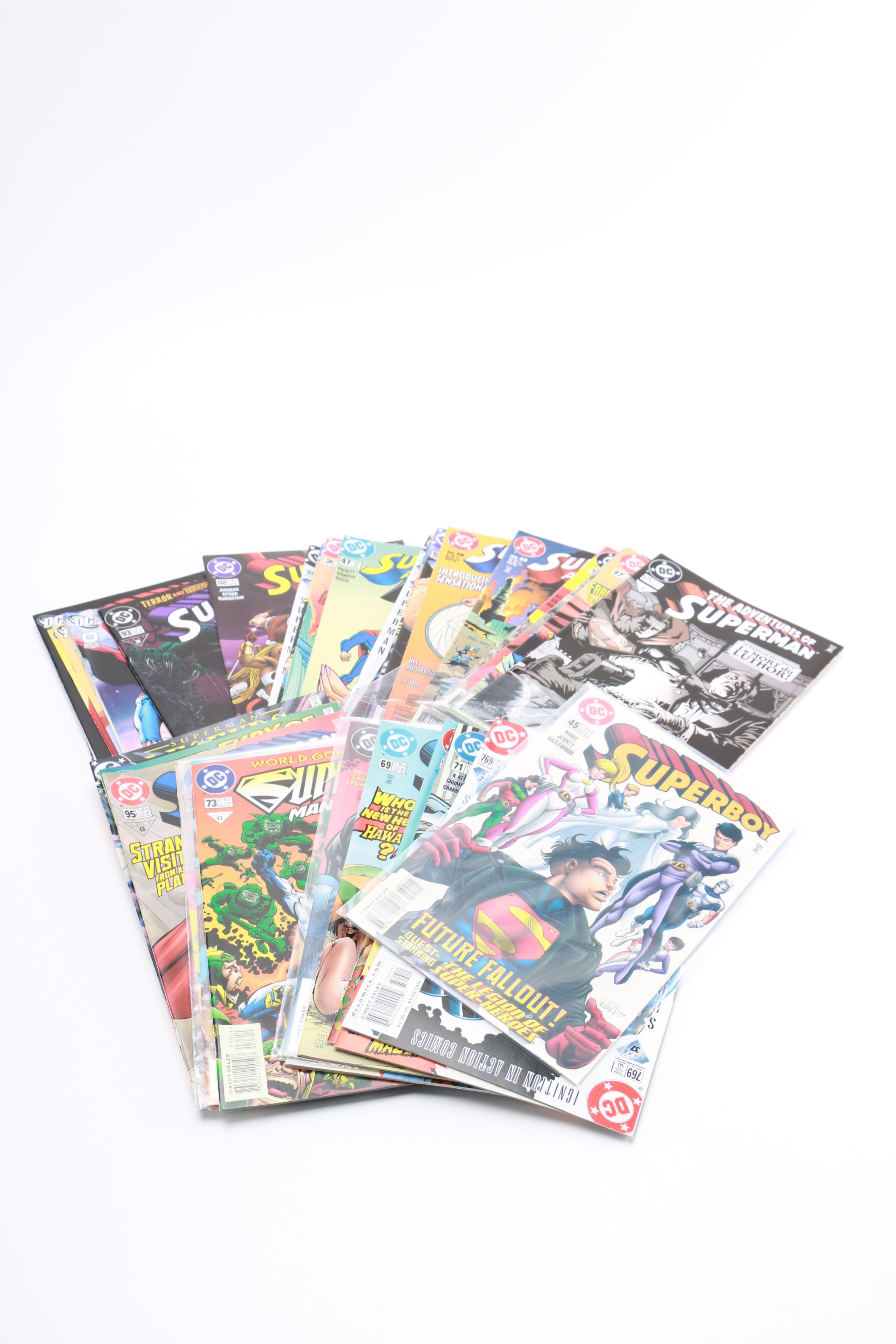 Assorted Modern Age Superman Comic Books