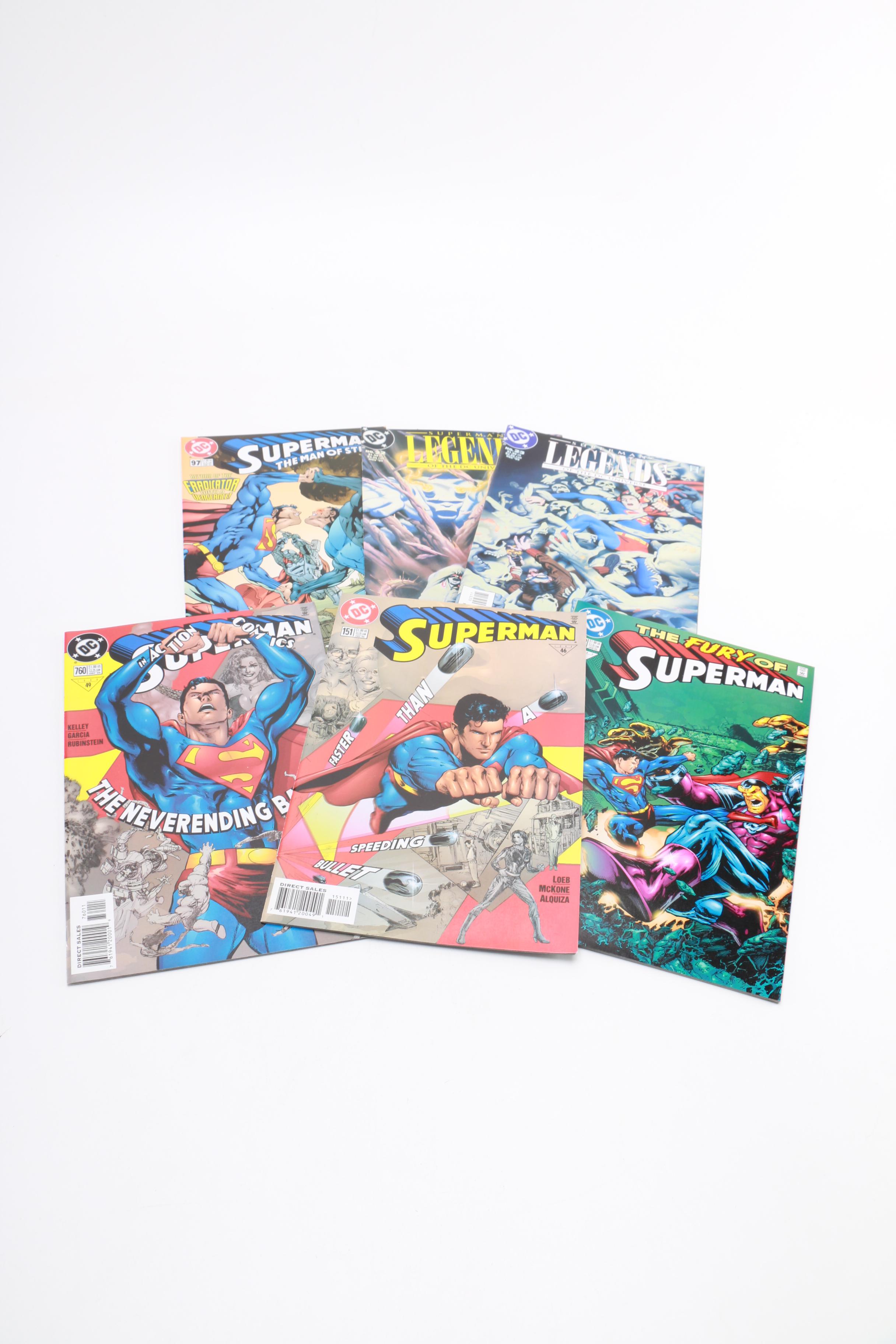 Assorted Modern Age Superman Comic Books