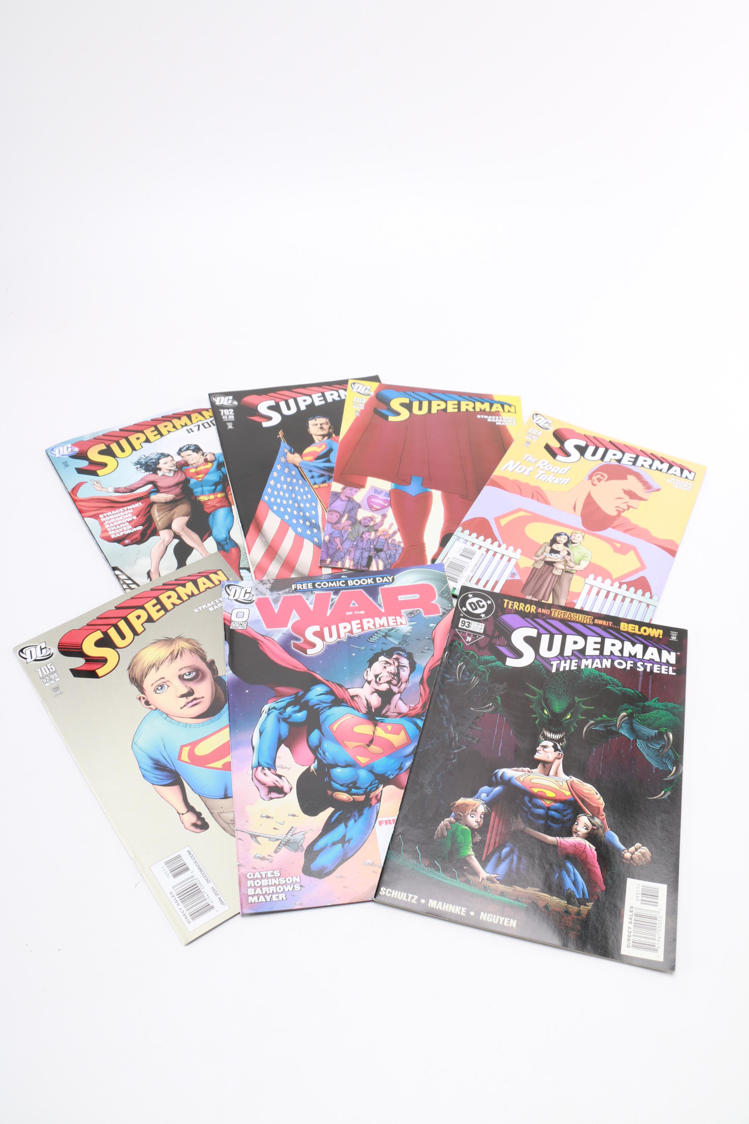 Assorted Modern Age Superman Comic Books