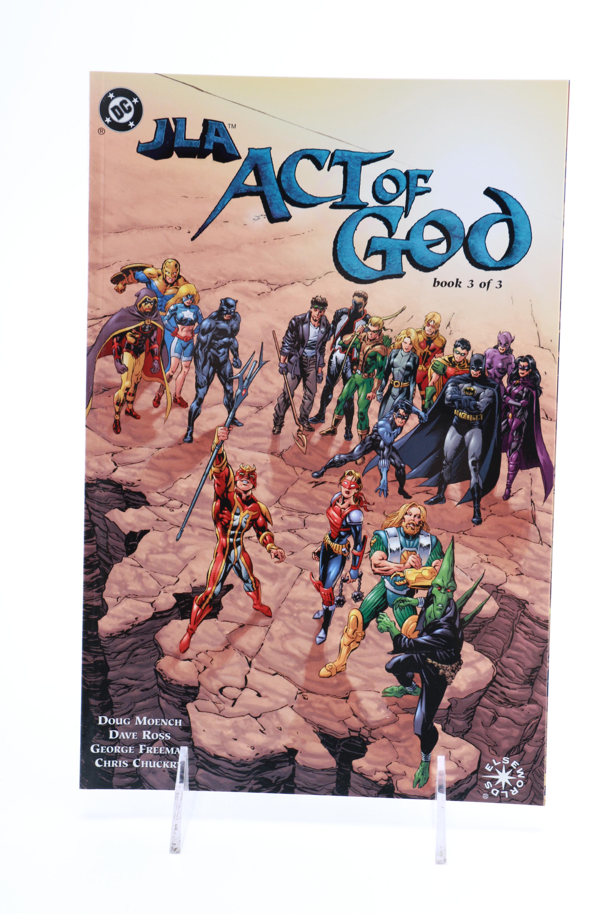 Complete "JLA Act Of God" and "JLA: Destiny"  DC Hardbound Comic Miniseries