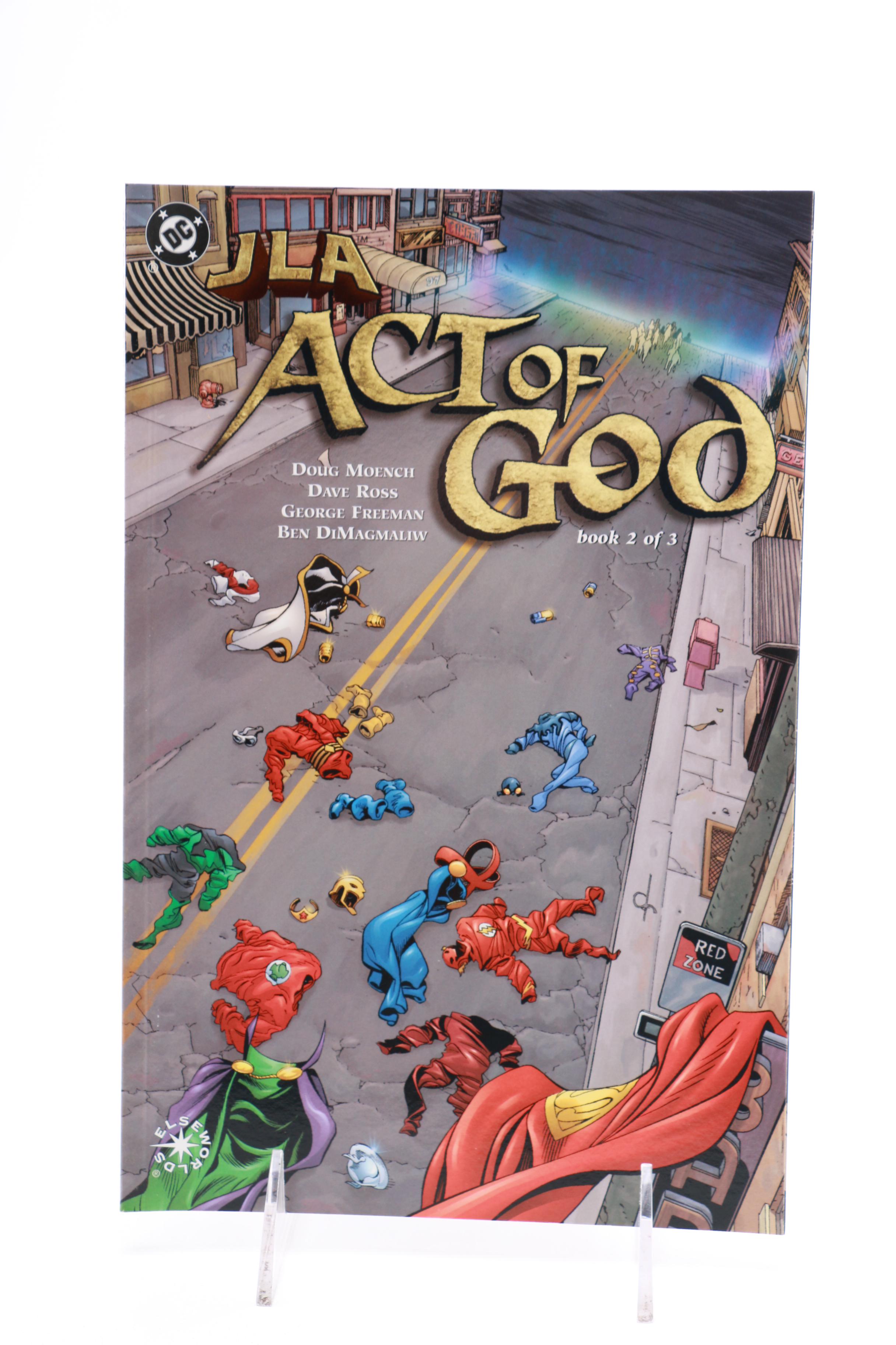 Complete "JLA Act Of God" and "JLA: Destiny"  DC Hardbound Comic Miniseries