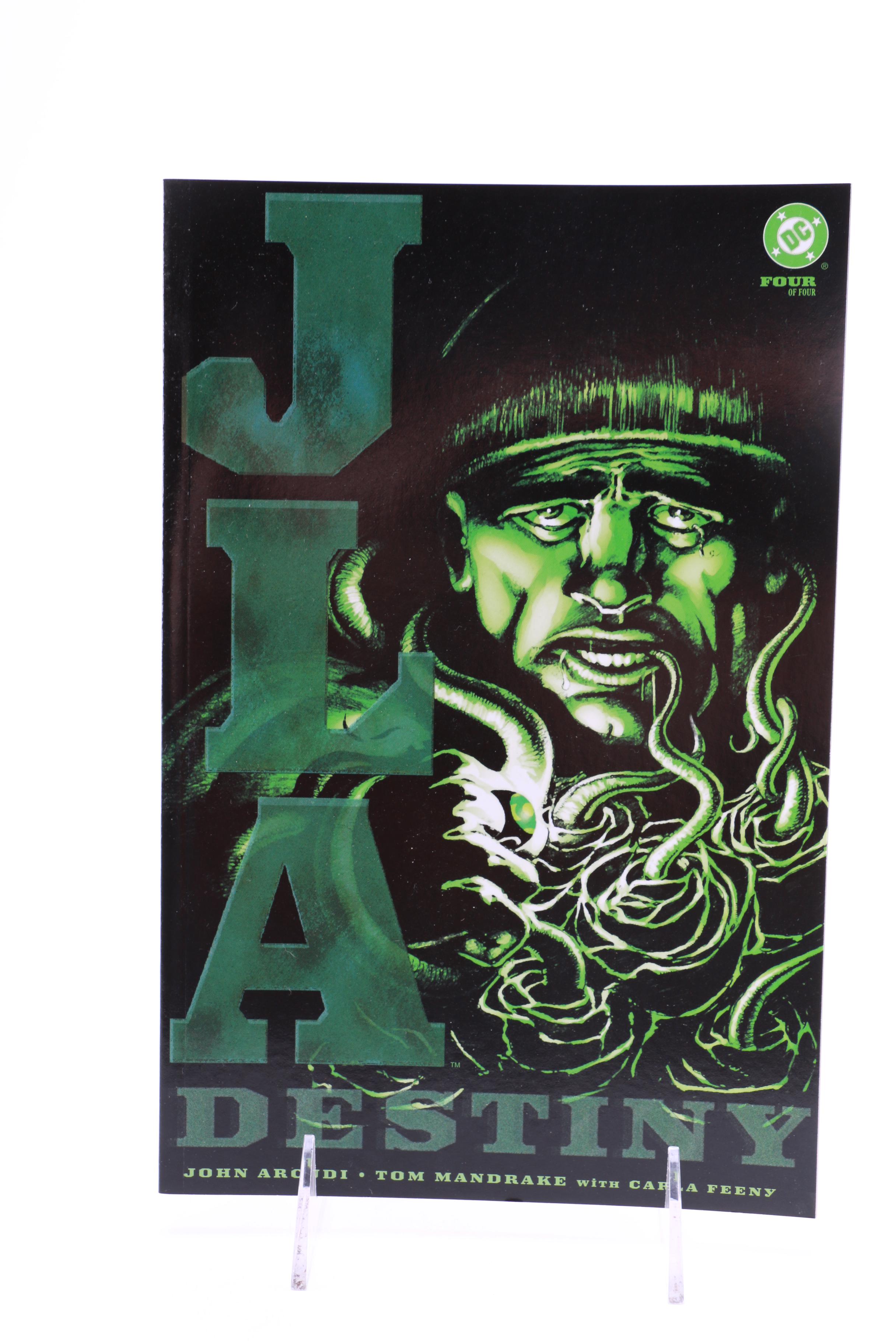 Complete "JLA Act Of God" and "JLA: Destiny"  DC Hardbound Comic Miniseries