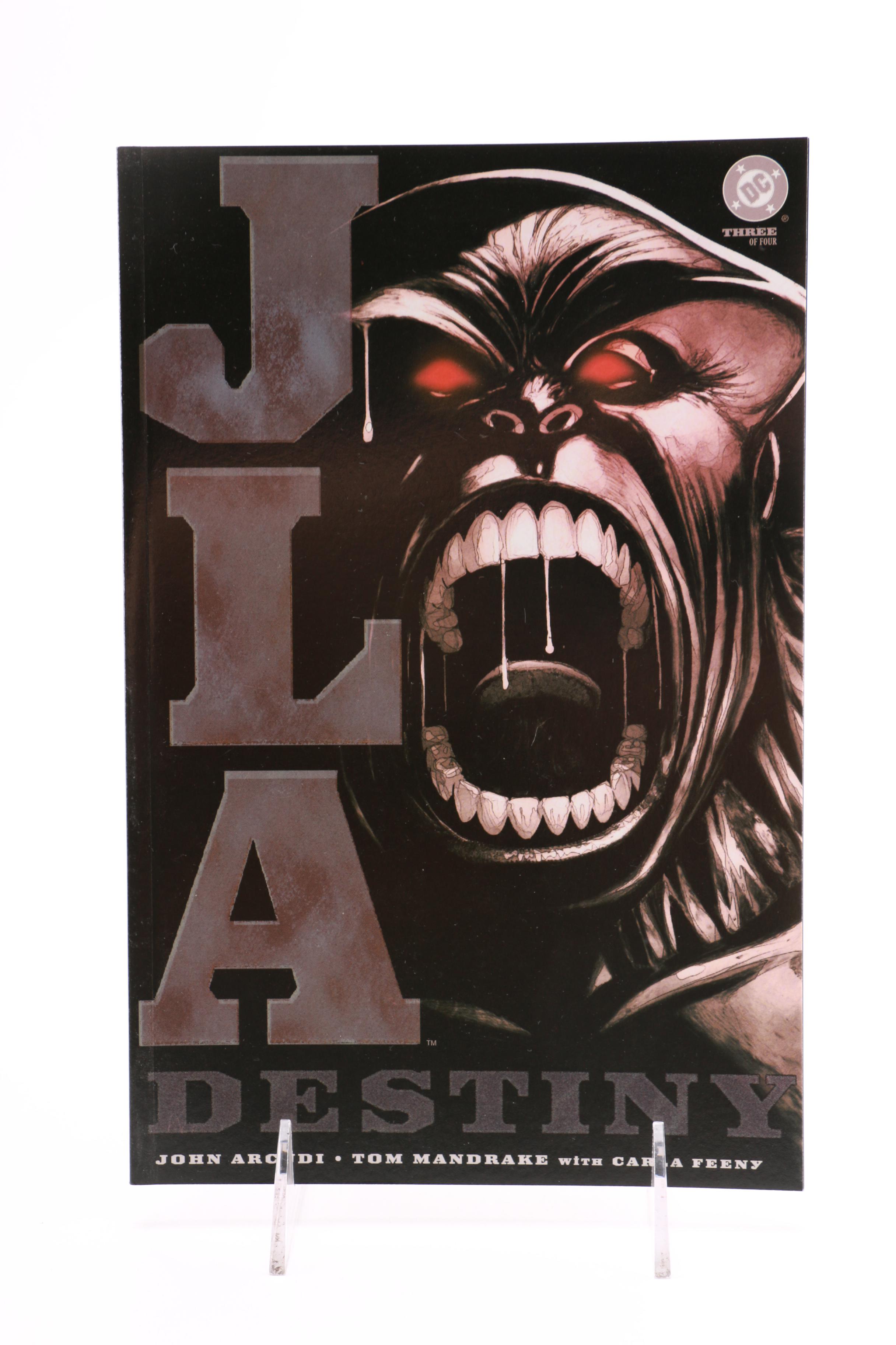 Complete "JLA Act Of God" and "JLA: Destiny"  DC Hardbound Comic Miniseries