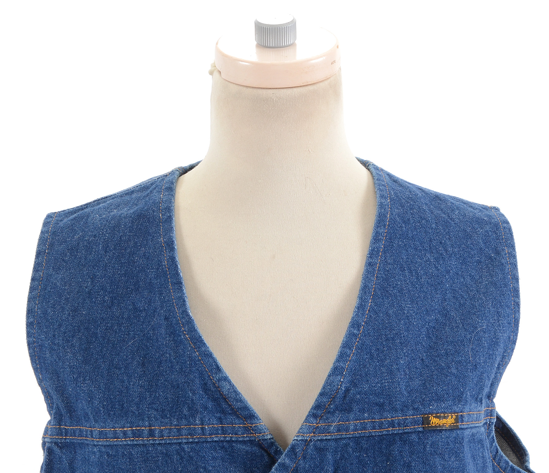 Vintage Wranglers Denim Vest and Pendleton Skirt