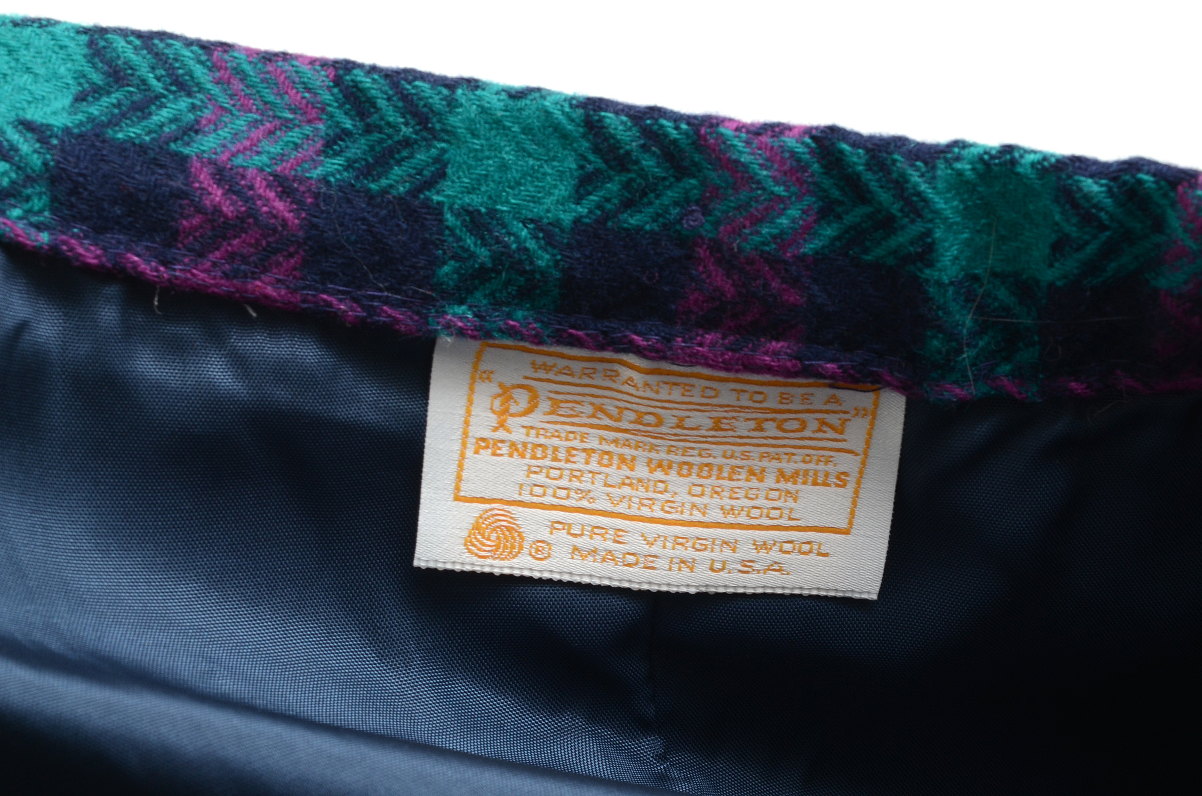 Vintage Wranglers Denim Vest and Pendleton Skirt