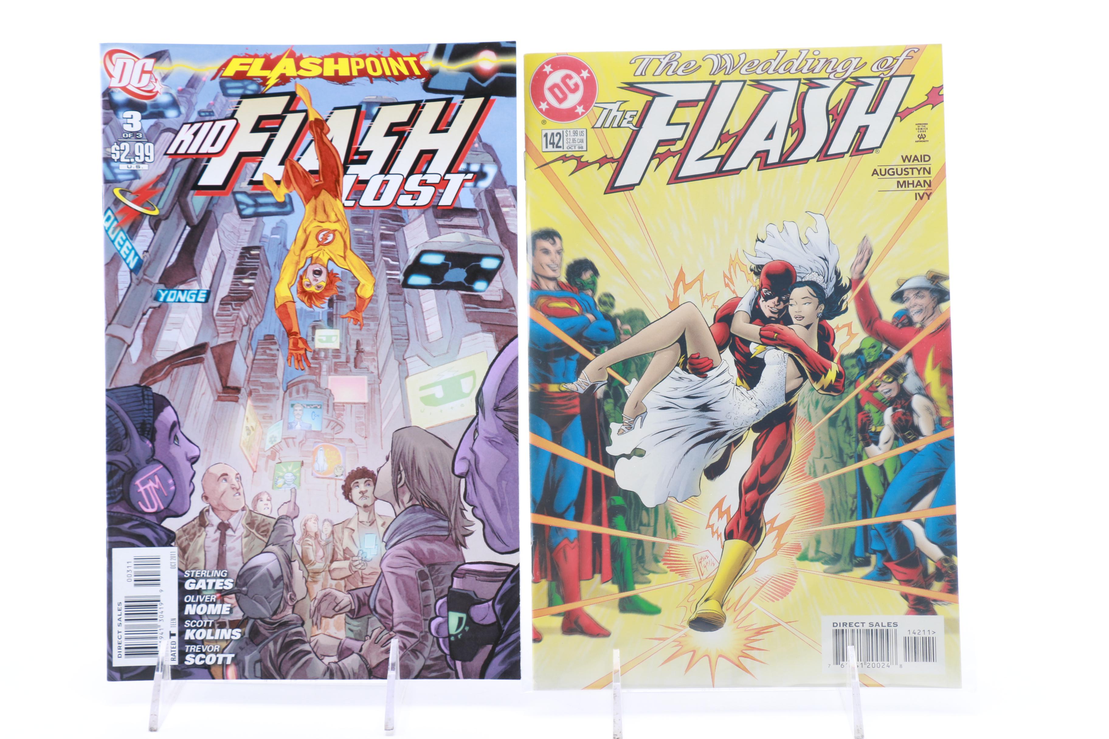 Modern Age DC "The Flash" Comics Including "Kid Flash Lost"