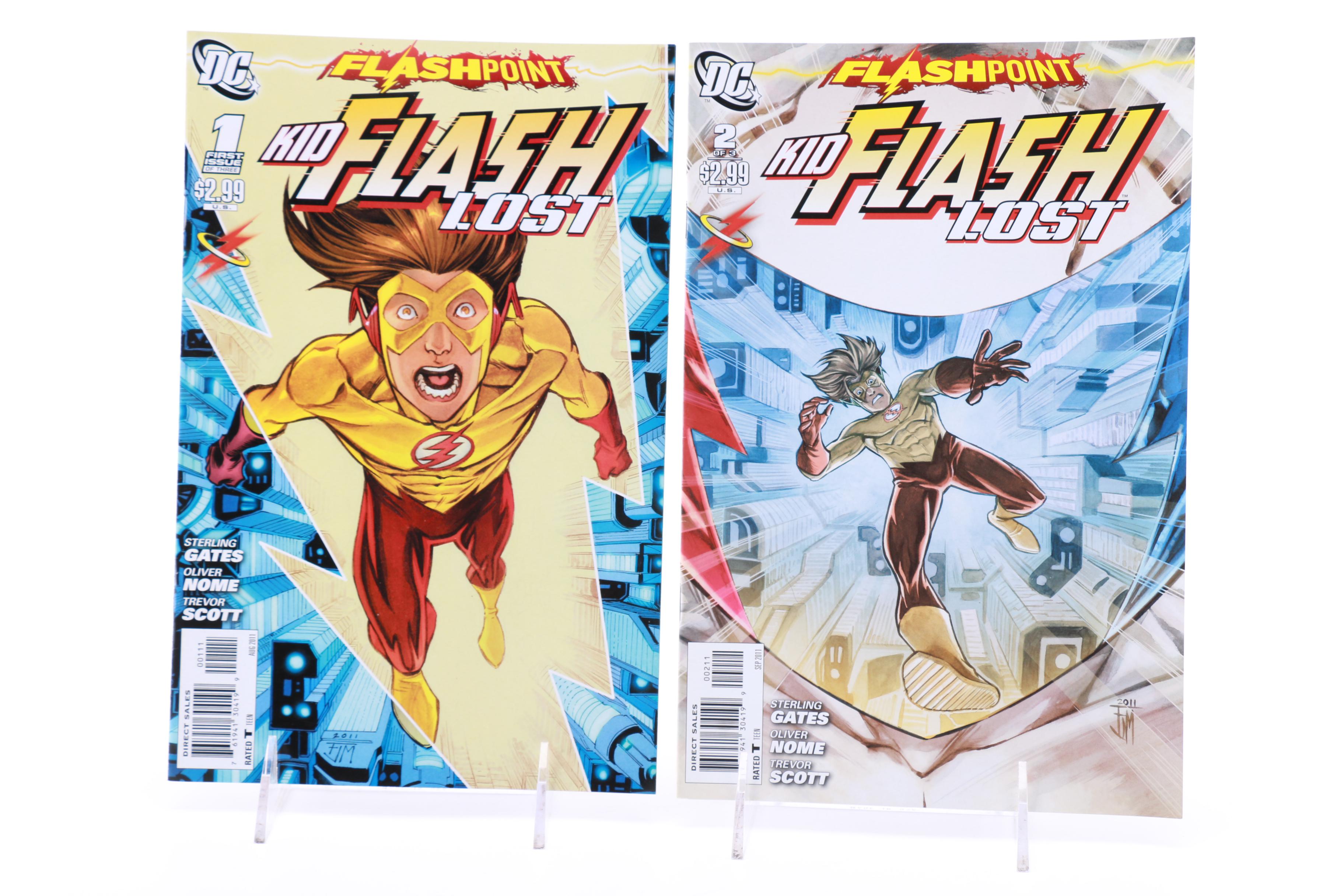 Modern Age DC "The Flash" Comics Including "Kid Flash Lost"