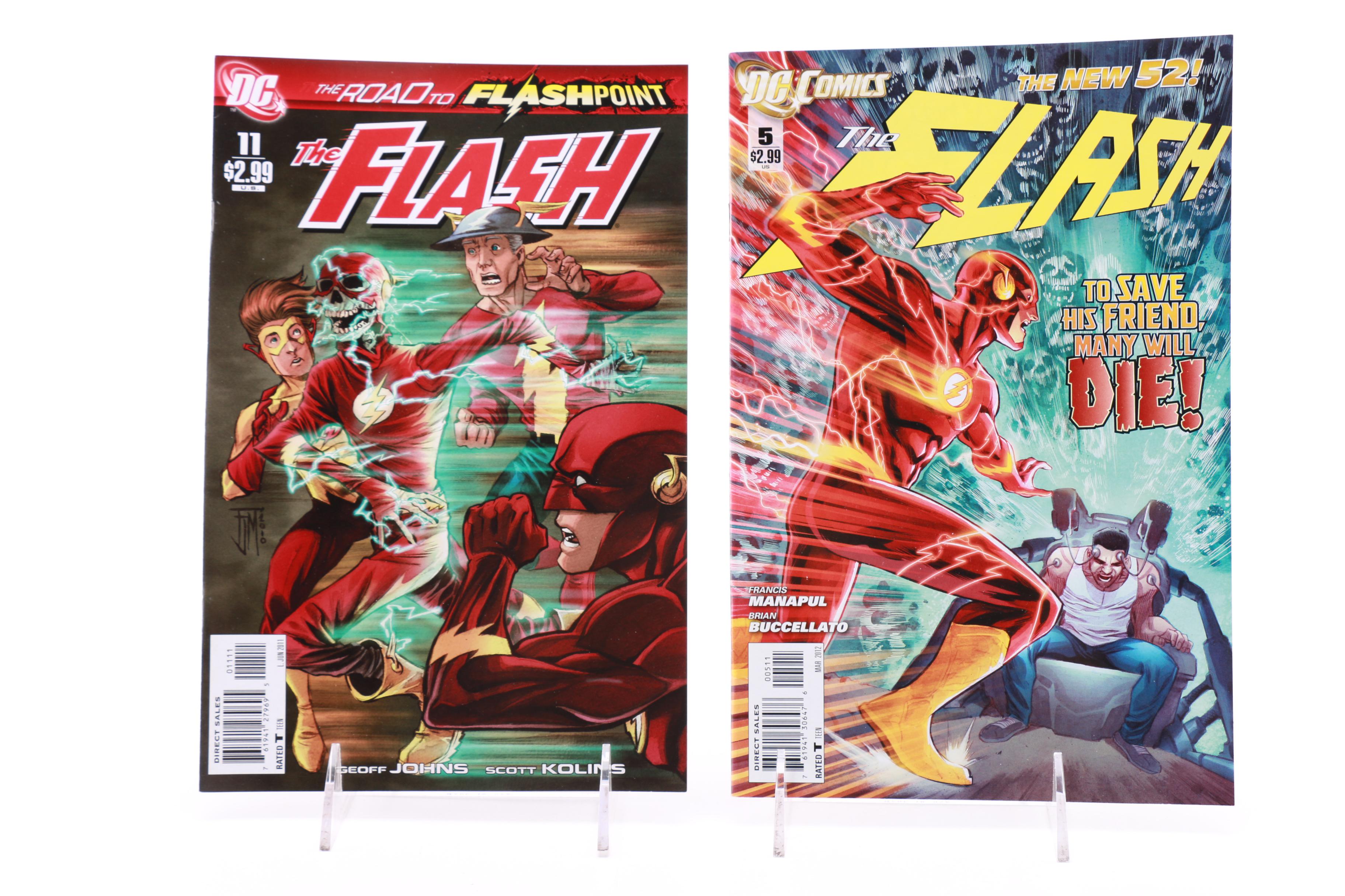 Modern Age DC "The Flash" Comics Including "Kid Flash Lost"