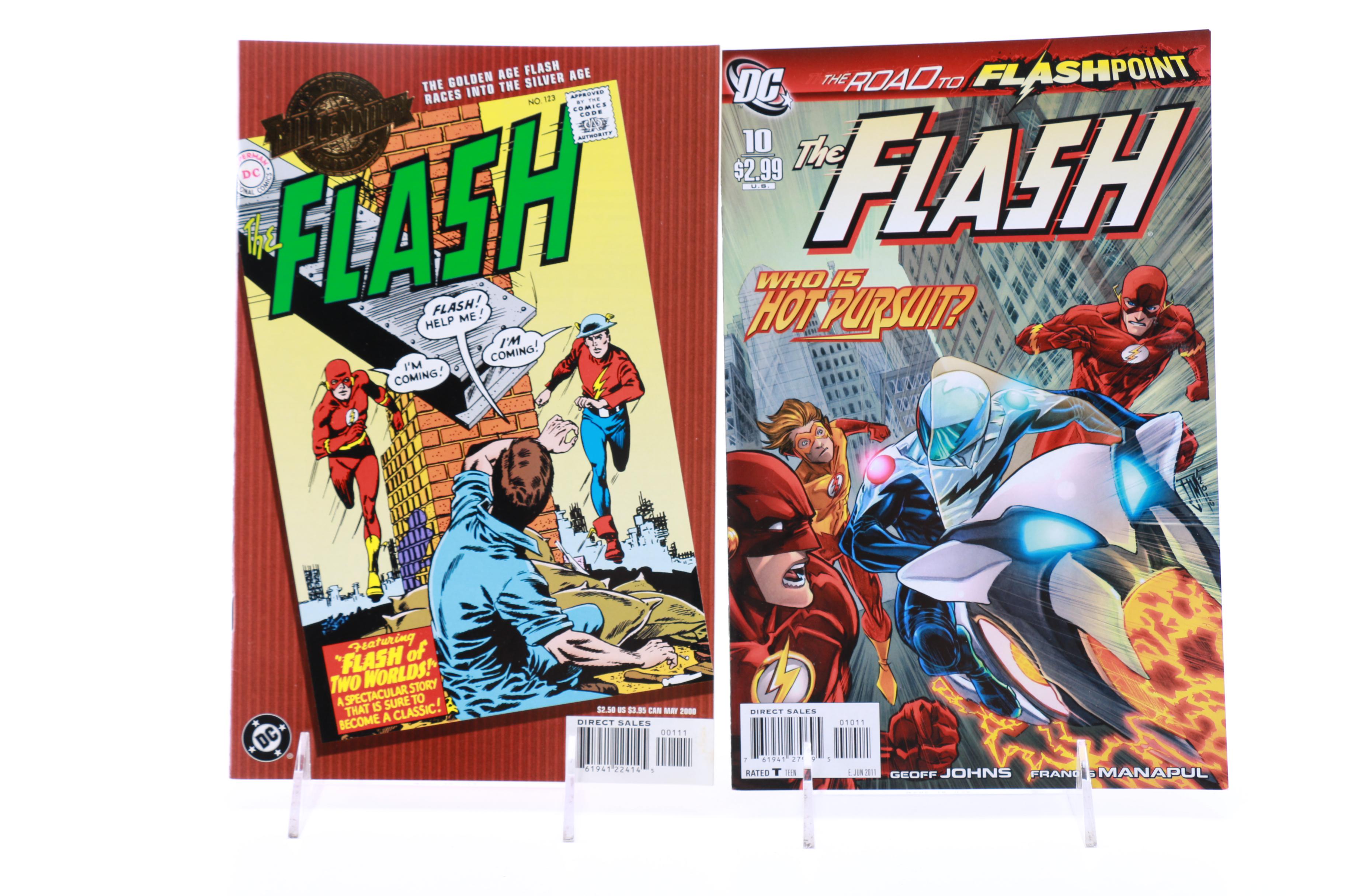 Modern Age DC "The Flash" Comics Including "Kid Flash Lost"