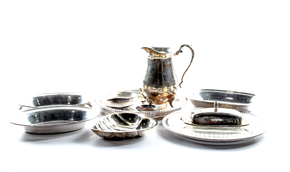 Silver Plate Serving Collection Including Gorham