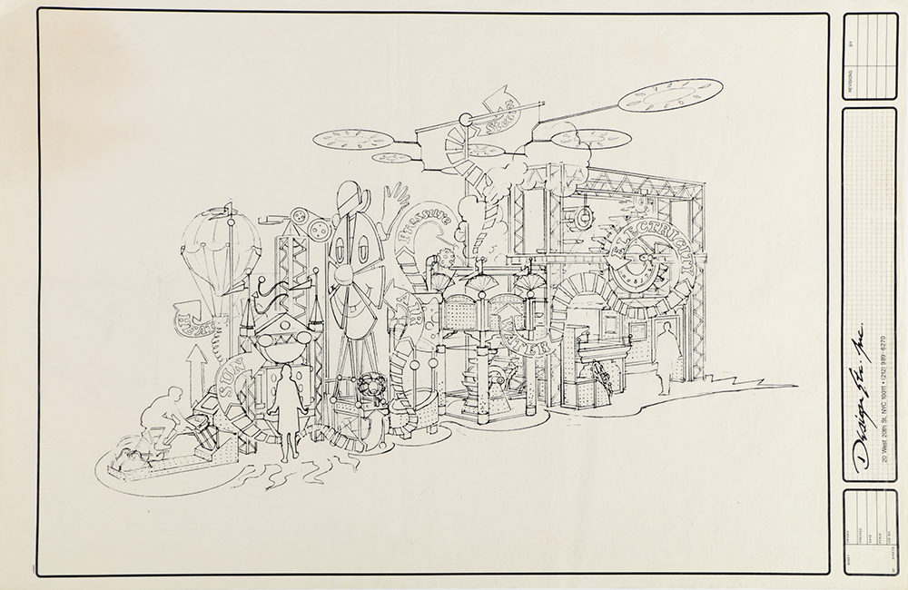 Ricardo Morin Serigraph on Paper of Rube Goldberg Machine