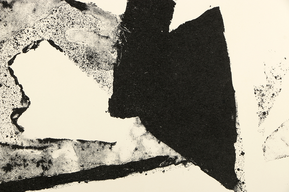 Ricardo Morin Limited Edition Woodblock on Paper Abstract Scene