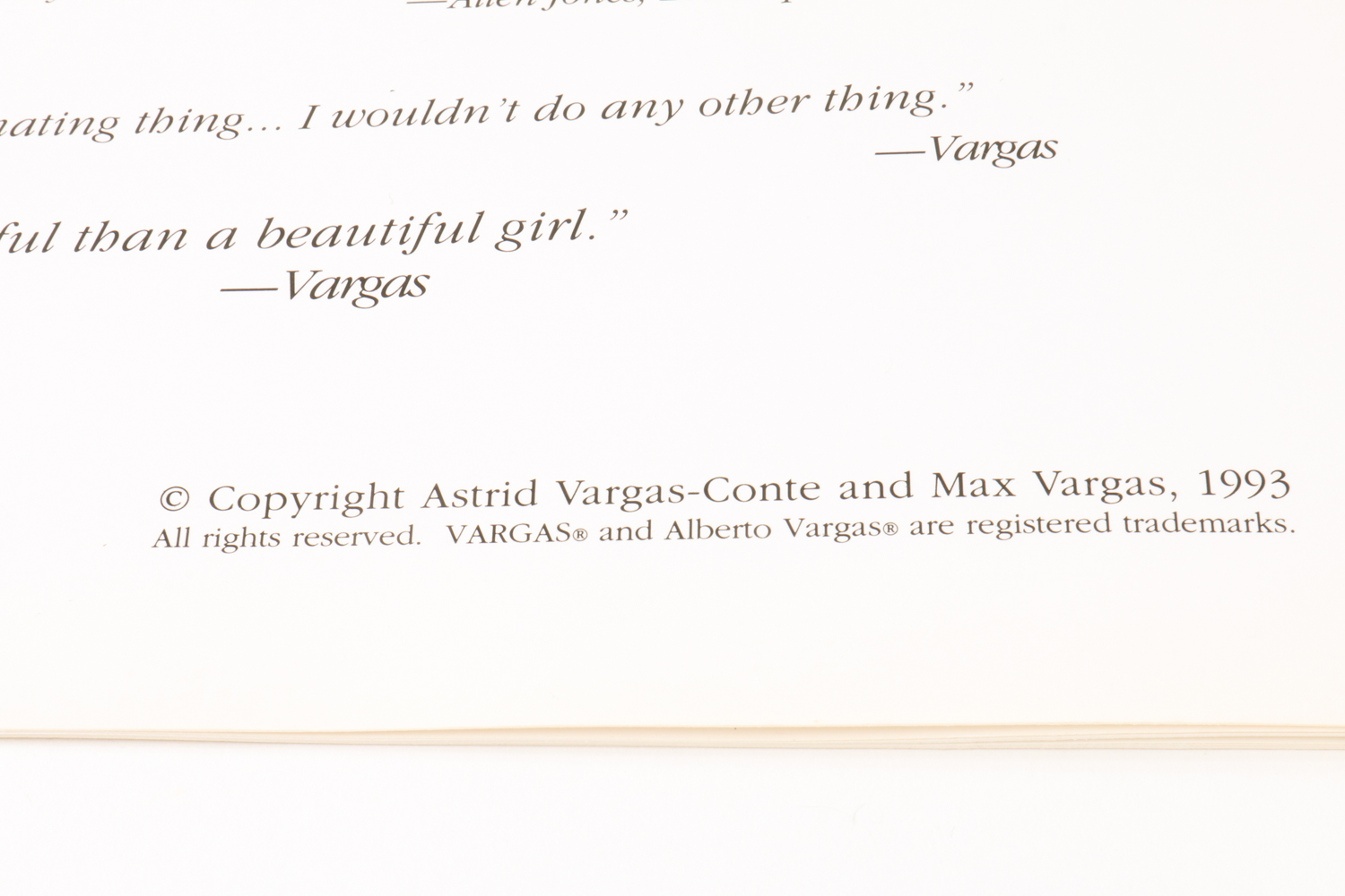 1993 Vargas "The Legacy Nudes" from the Vargas Estate Collection