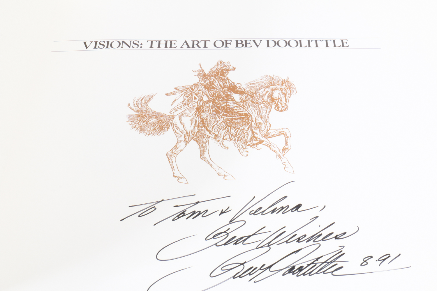 Bev Doolittle Lithograph Print with Art Books