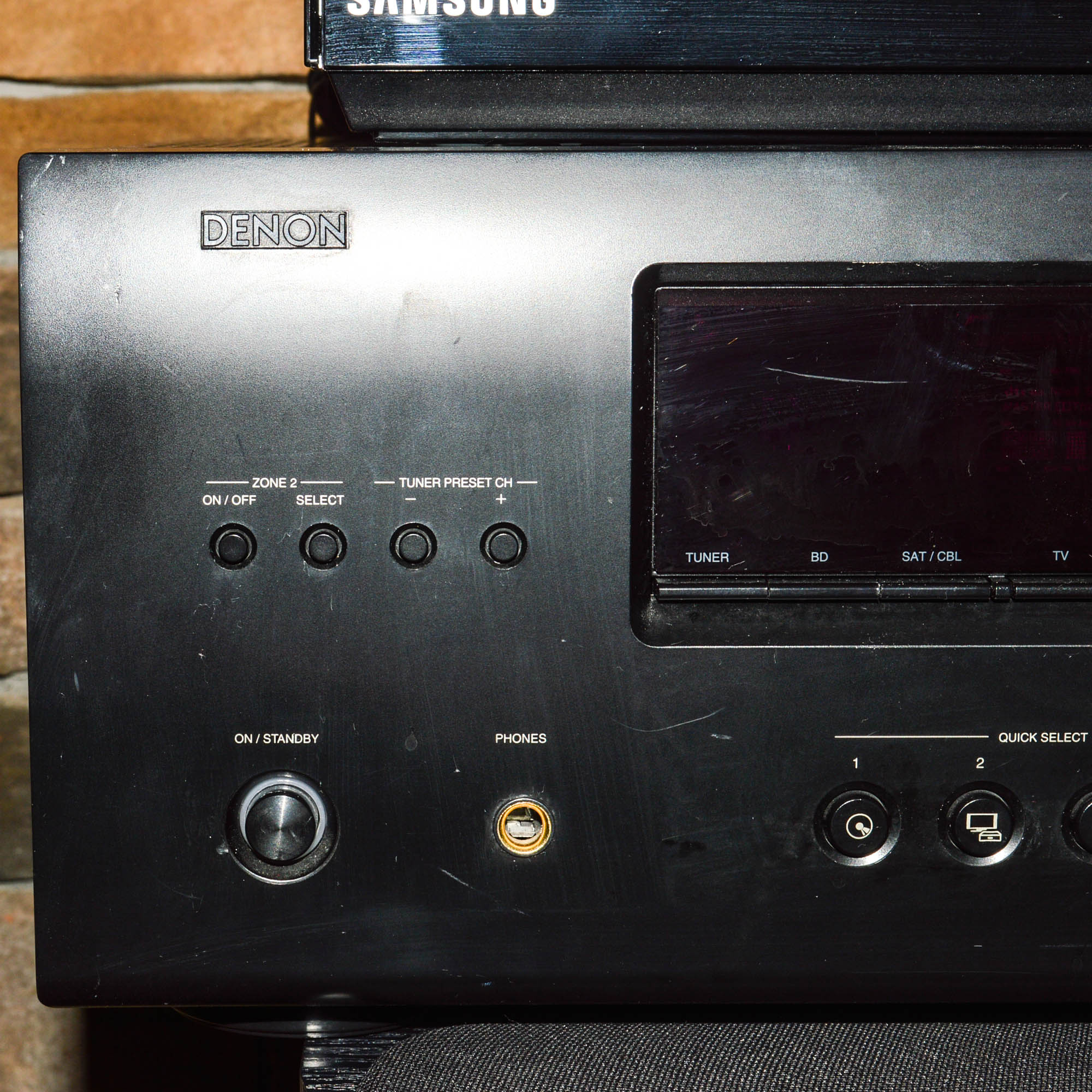 Denon, Samsung and Infinity Home Theater Components