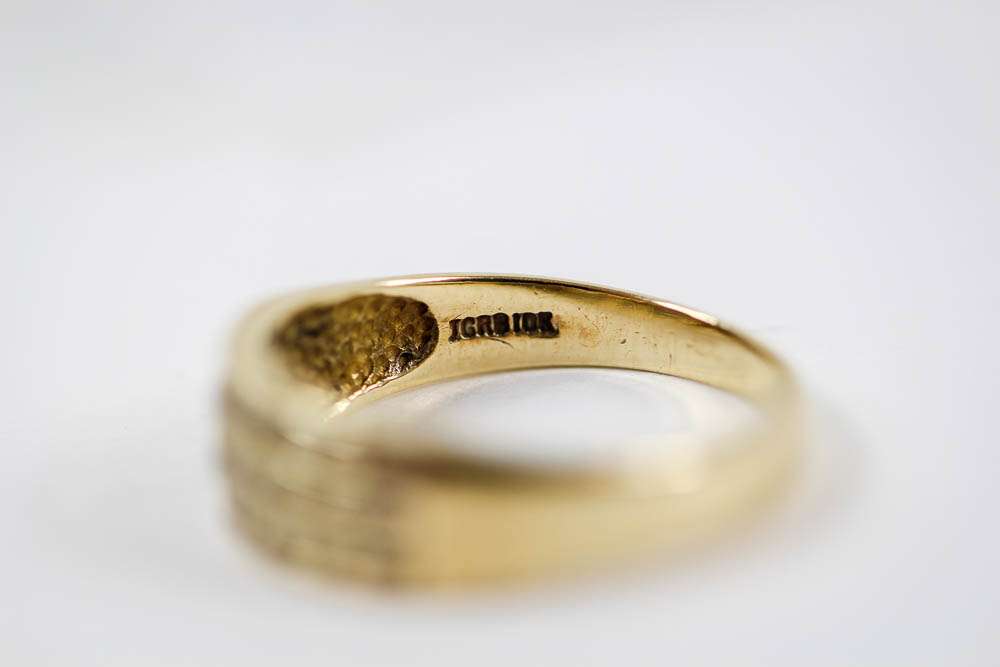 10K Yellow Gold Diamond Ring