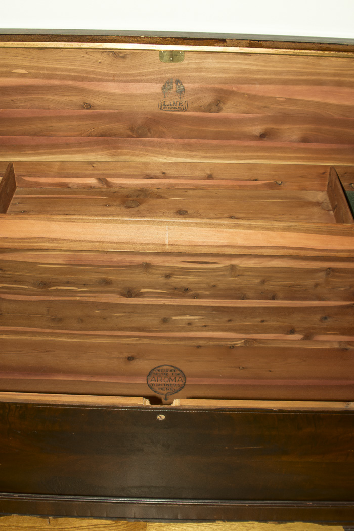 Vintage Lane Cedar- Lined Wood Chest