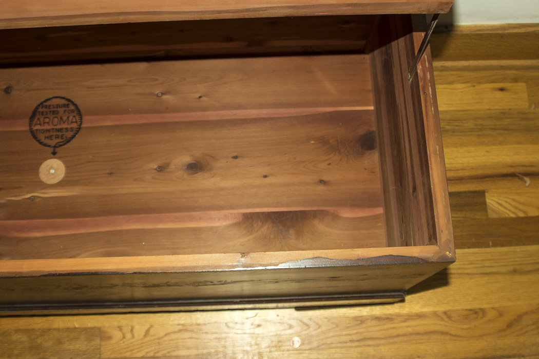 Vintage Lane Cedar- Lined Wood Chest
