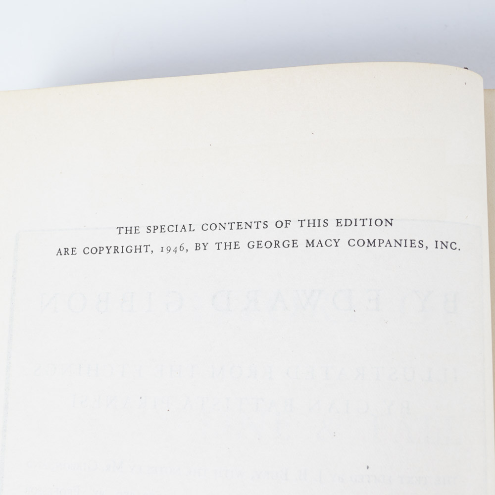 Gibbon's "The Decline and Fall of the Roman Empire" Collection