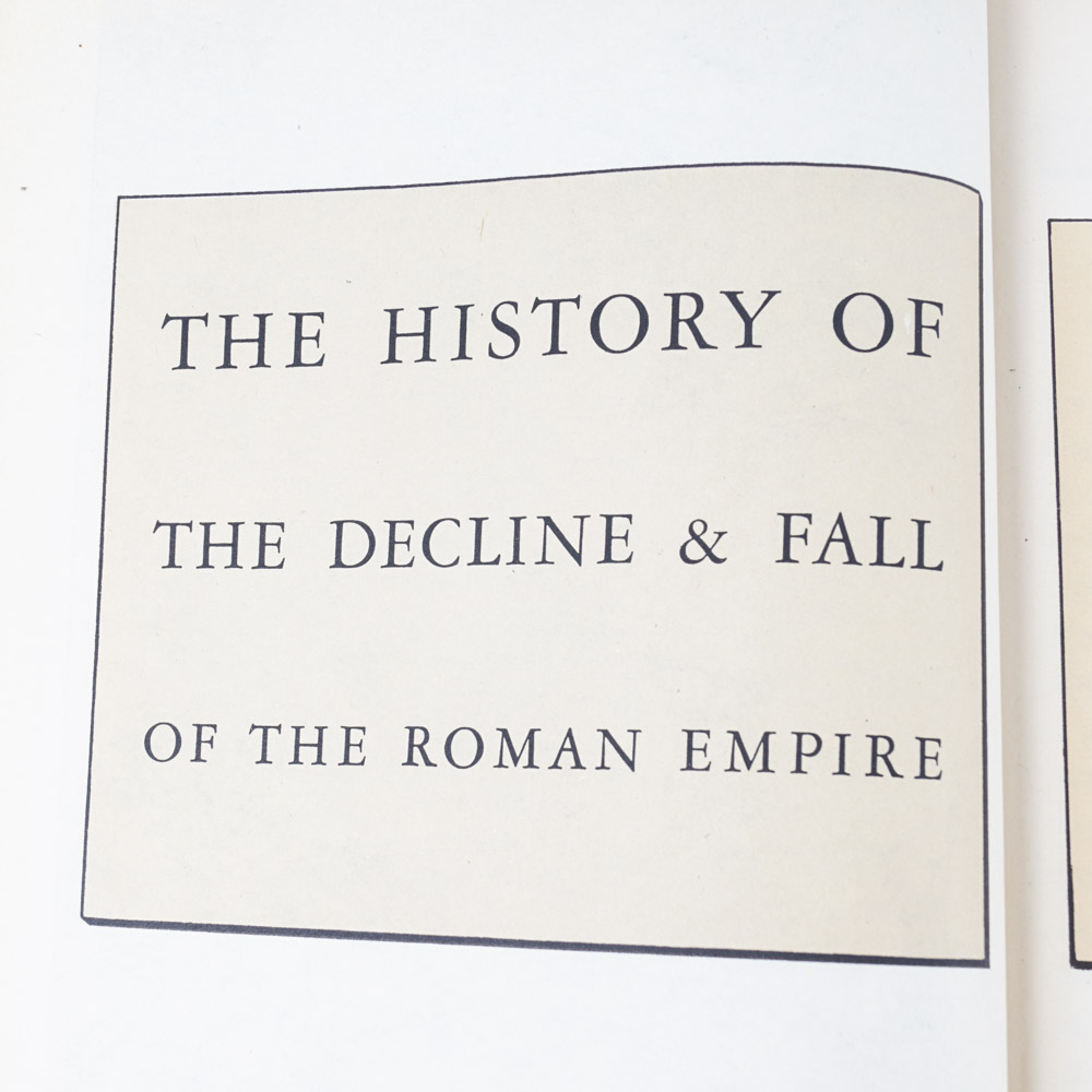 Gibbon's "The Decline and Fall of the Roman Empire" Collection