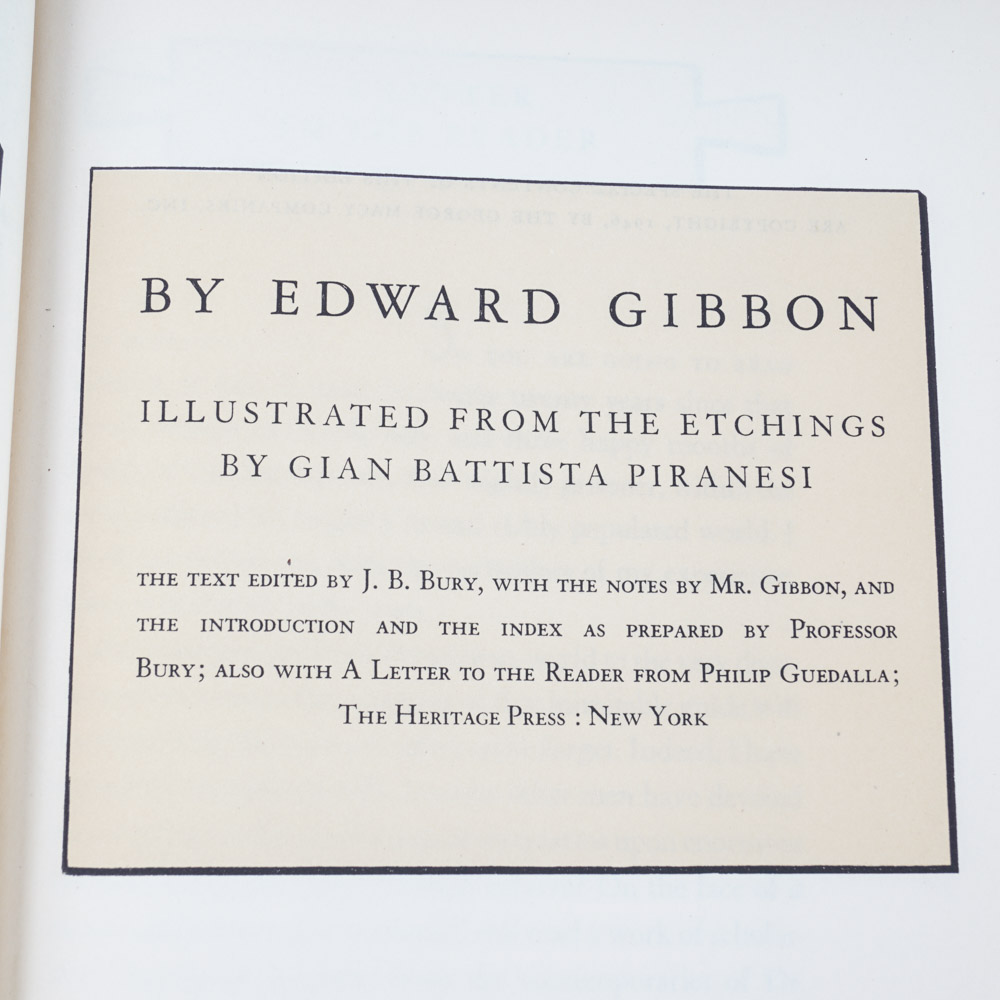 Gibbon's "The Decline and Fall of the Roman Empire" Collection