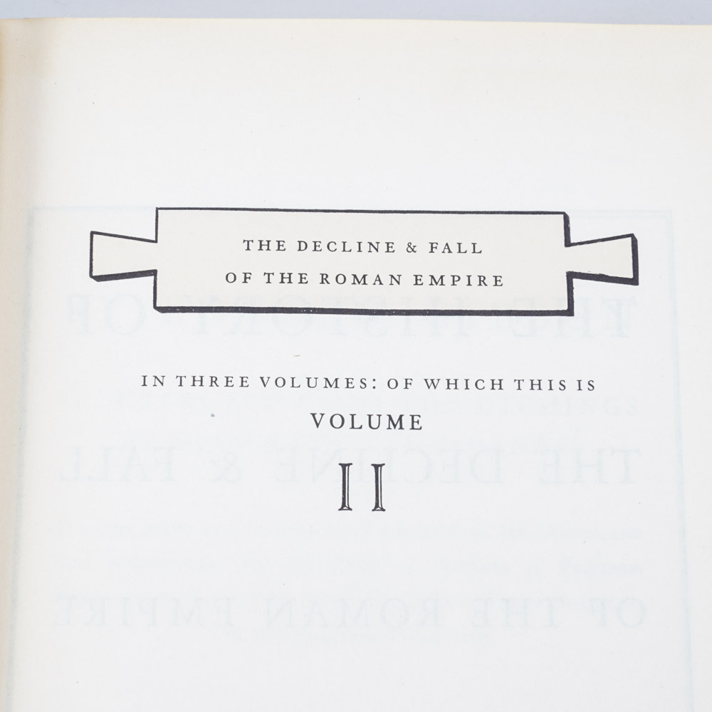 Gibbon's "The Decline and Fall of the Roman Empire" Collection