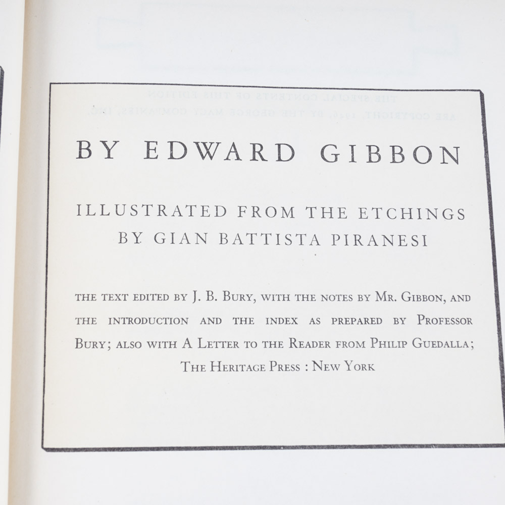 Gibbon's "The Decline and Fall of the Roman Empire" Collection