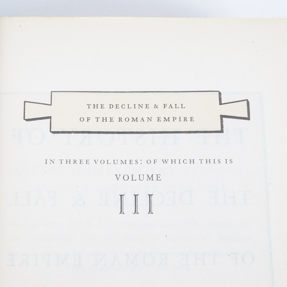 Gibbon's "The Decline and Fall of the Roman Empire" Collection