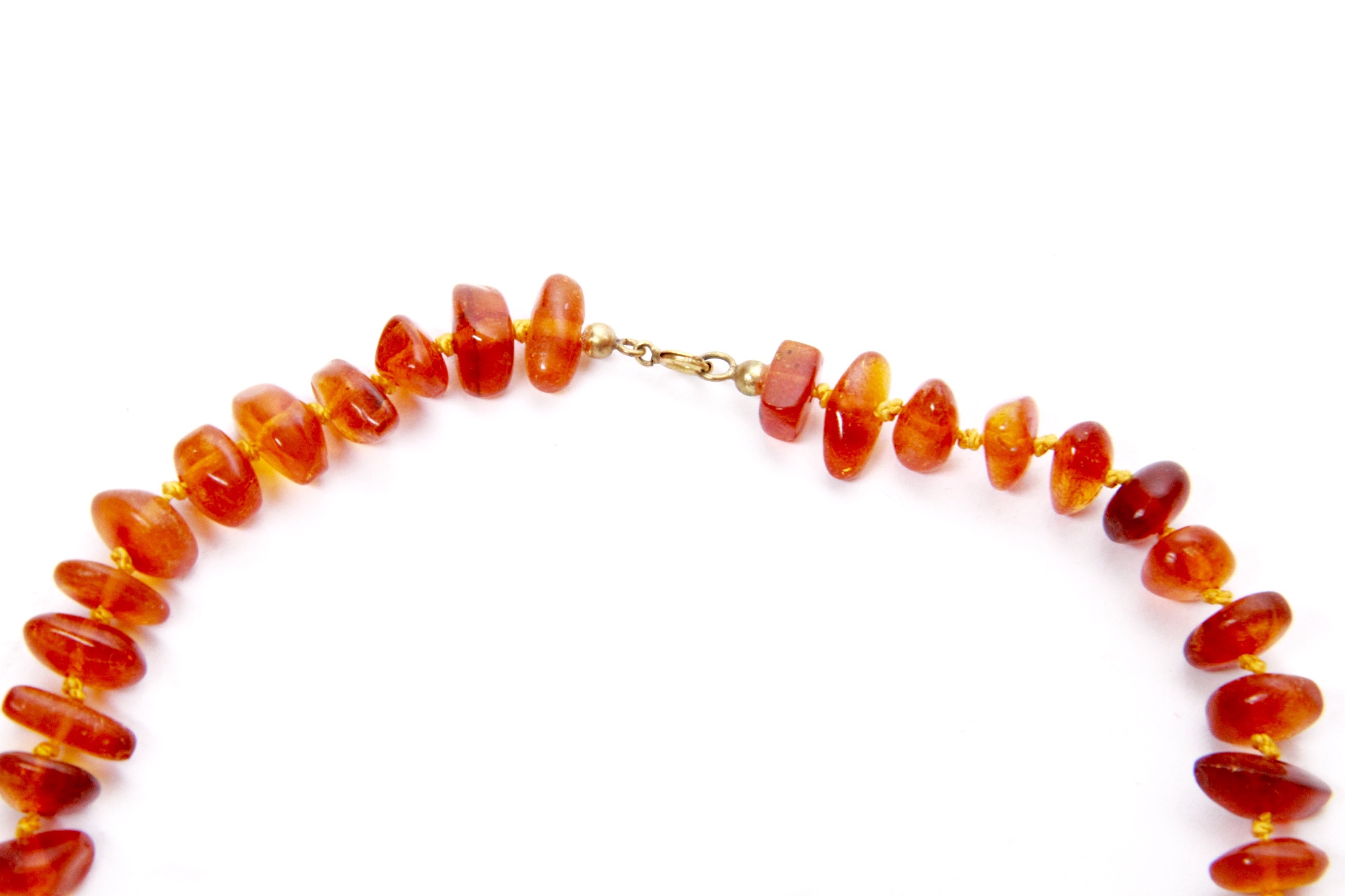 Amber Beaded Necklace