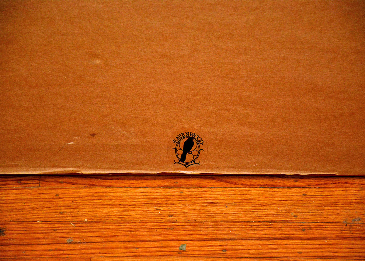 Signed and Framed Reprint of a City Street After E. Grandjean From 1892