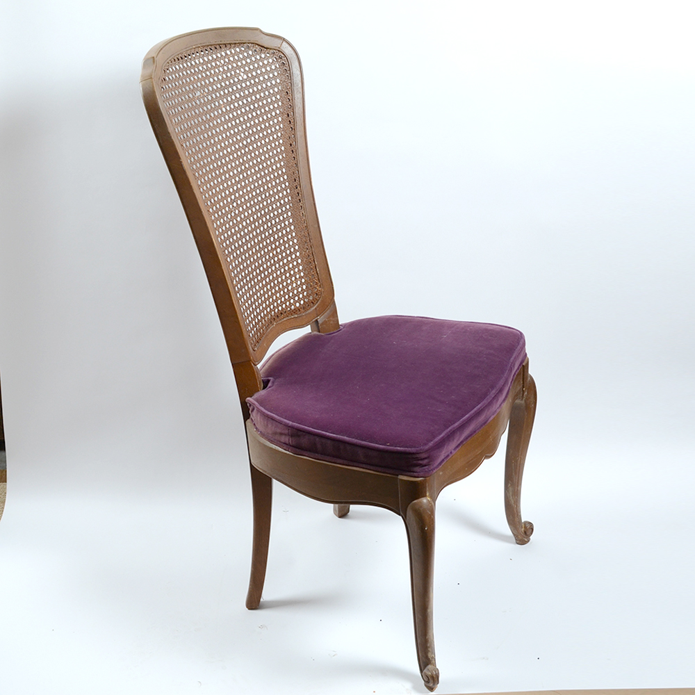 Vintage Provincial Louis XV Style Dining Chairs