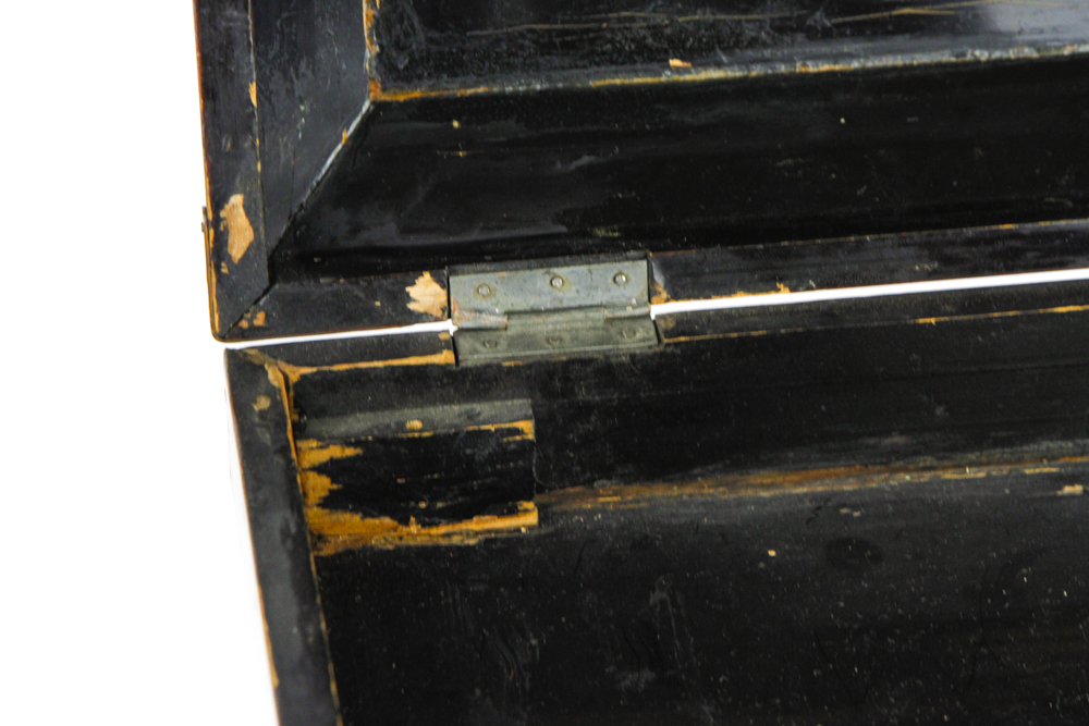 Japanese Wooden Jewelry Box with Marquetry and Inlay